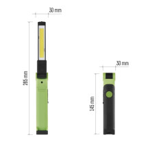 svietidlo ručné LED COB 750lm magnet nabíjacie 1800mAh